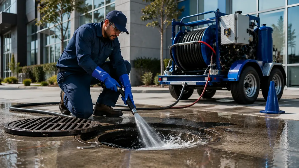 Commercial Hydro Jet Drain Cleaning in Travis Afb